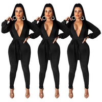 Sexy Fashion Solid Color Silver Fox Velvet Jumpsuit