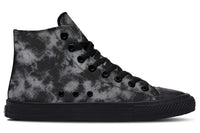 Printed Couple High Top Canvas Shoes