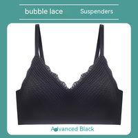 Bubble Lace Strap Latex One-piece Seamless Underwear For Women