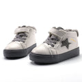 Children's Star Sports High-top Plus Velvet Toddler Shoes