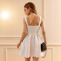 Womens French Retro Court-Style Dress
