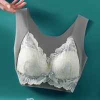 Large Size Lace Underwear Gathers Top Breathable