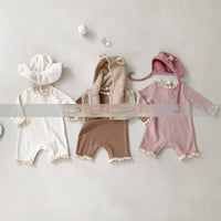 Ins Infant Toddler Jumpsuit Cute Stitching Lace