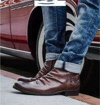 Men's Boots Retro Cross-border Trend High Mouth