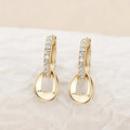 Instagram-style Long Tassel Moissanite Earrings For Women 925 Sterling Silver Ear Jewelry