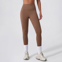 New Yoga Pants Seamless Nude Feel Women's Peach Hip High Waist Hip Lift Sports Fitness