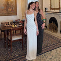 French-style Sleeveless Slim-fit Dress With Straps For Women