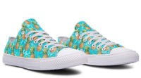 Fashion Printed Couple High Top Canvas Shoes
