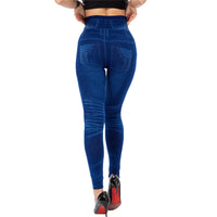 High-waisted Beaded Stretchy Slim-fit Cropped Pants