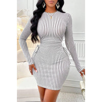 European And American Long Sleeve Dress