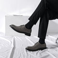 Summer British Phoenix Formal Business Suit Shoes Black Interior Height Increase