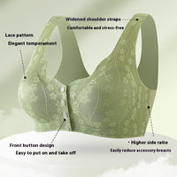 Front Buckle Underwear Vest Underwear Women's Seamless Front Buckle Plus Size Bra