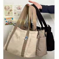 Stylish High-capacity Tote Shopping Bag That Can Be Carried By Hand Or Worn As A Crossbody Bag