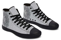 Printed Couple High-top Canvas Shoes