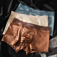 Men's Satin Light Luxury Ice Silk Underwear Summer