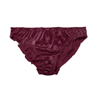 Glossy Quick-drying Briefs Sexy T-shaped Mid-waist Purified Cotton Crotch Breathable Ladies