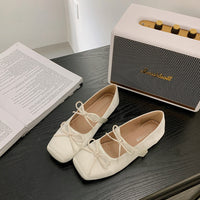 Fashionable All-match Square Head Pumps Women