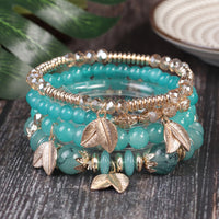 Bohemian Multi Layer Bracelet Leaf Ethnic Style