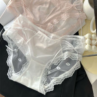 Japanese Sexy Lace Underwear Women's Cotton Antibacterial Crotch Thin Breathable