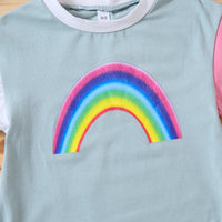 Spring Spot Cotton Pink Short-sleeved Non-hooded Wholesale Thin Women's Pullover Summer Jumpsuit