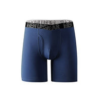 V-Shape Mens Breathable Boxer Briefs For Running And Fitness  Extended Length