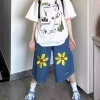 Straight Hong Kong Style Trendy Fifth Pants Outer Wear Bermuda Shorts