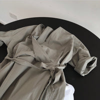 New Style V-neck Jumpsuit High Waist Wide-leg Tie Wide Loose Thin Casual Trousers Women