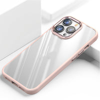 Transparent Lens Metal Large Hole Phone Case