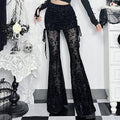 Hot Girl All-match Cross Flocking Culottes For Women