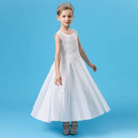 Fashion Children's Long Summer Piano Performance Costume Dress
