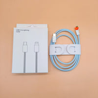 Nylon Braided Macaron PD20W Fast Charge Data Cable