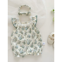 Summer Cotton Thin Baby One-pieces Short Sleeve Onesie