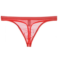 Fashion Mesh Breathable Men's T-shaped Panties