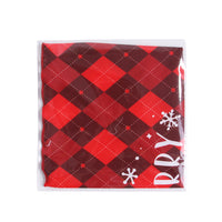 Pet Christmas Triangular Binder Dog Saliva Towel