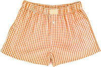 Women's Casual Plaid Cotton Arrow Pants Loose Four-corner Button Shorts