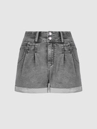 Korean-style Womens Loose-fitting Denim Shorts For Summer