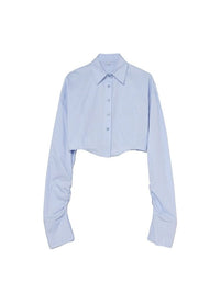 All-matching Slim Fit Short Chic Temperament Shirt