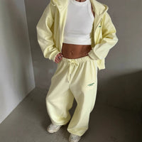 Casual New Lazy-Style Hooded Sweatshirt Womens Set