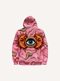 Fashion Casual Printed Polyester Sweater