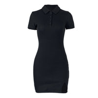 Summer New Style Fashionable Tight-Fitting Collarless Dress