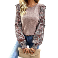 Women's Elegant Long-sleeved Top For Spring And Summer