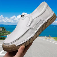 Men's Fashionable Soft-Soled Casual Leather Shoes