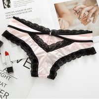 Sexy Lace Low Waist Hollow Diamond Underwear