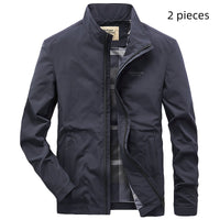 Loose Casual Stand Collar Jacket Men's Top