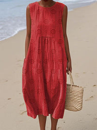 Sleeveless Casual Printed Elegant Dress