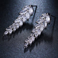 Creative Temperament Popular Style Inlaid AAA Zircon Long Earrings