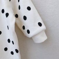 Polka Dot Climbing Suit Baby One-piece Long Sleeve