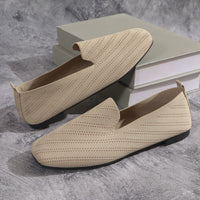 Summer New Arrival Plus Size Flat Flyknit Shoes For Women