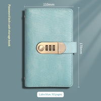 New Cash Savings Book Financial Storage Book Password Lock Savings Clip
