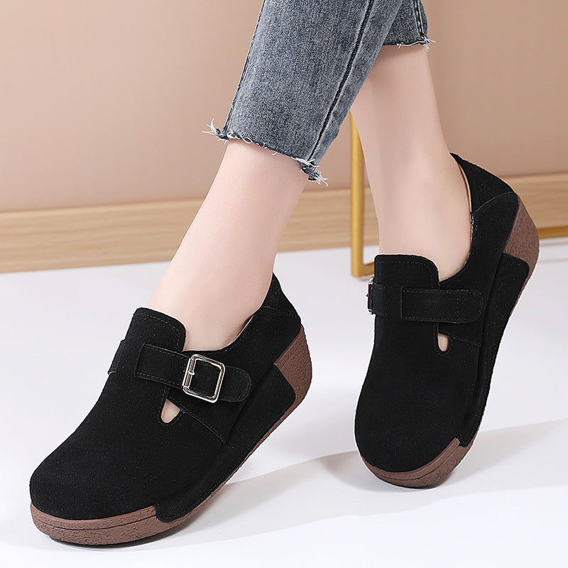 Plus Size Women's Platform Shoes Slip-on